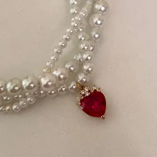 گردنبند مروارید بافت