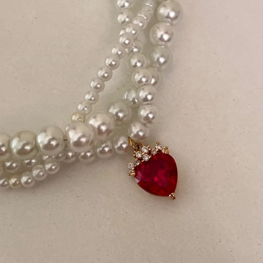 گردنبند مروارید بافت