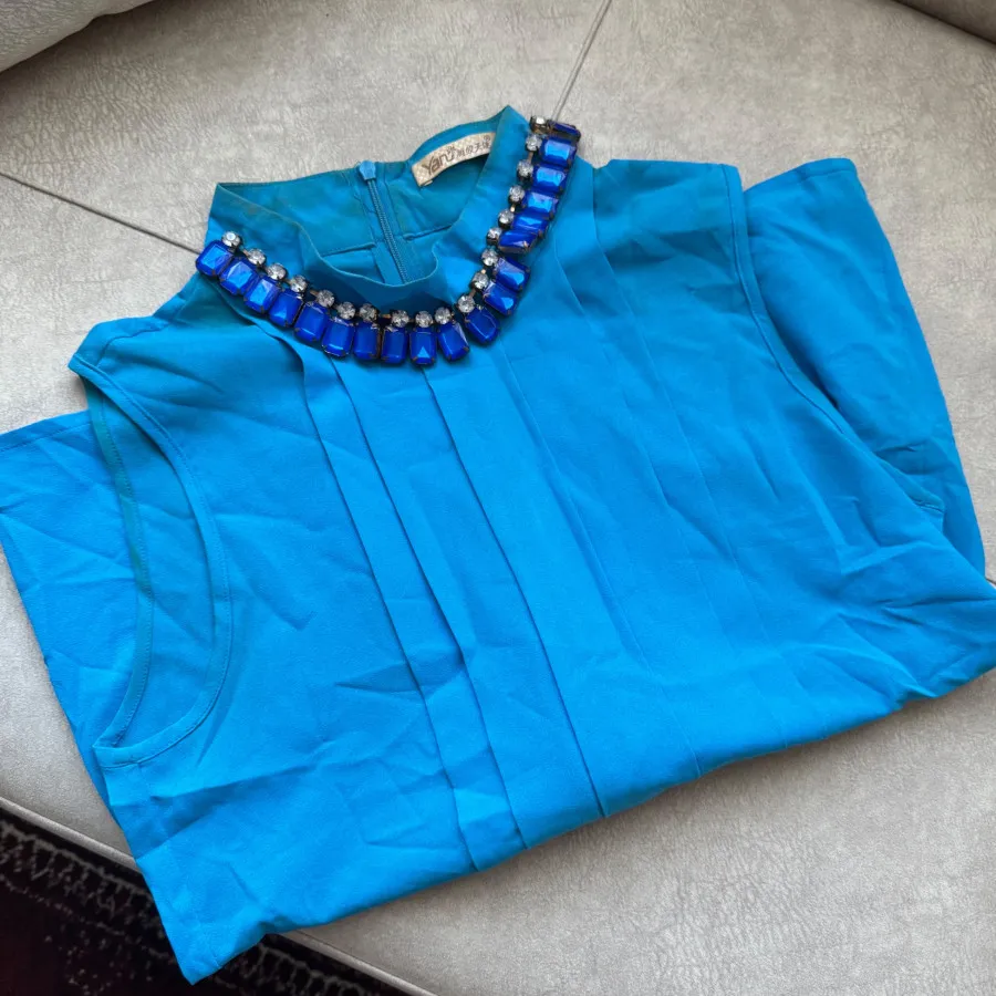 بولیز تاپ آبی مجلسی