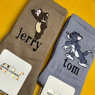 جوراب ساقدار طرح دار