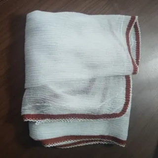 شال سفید تابستانی