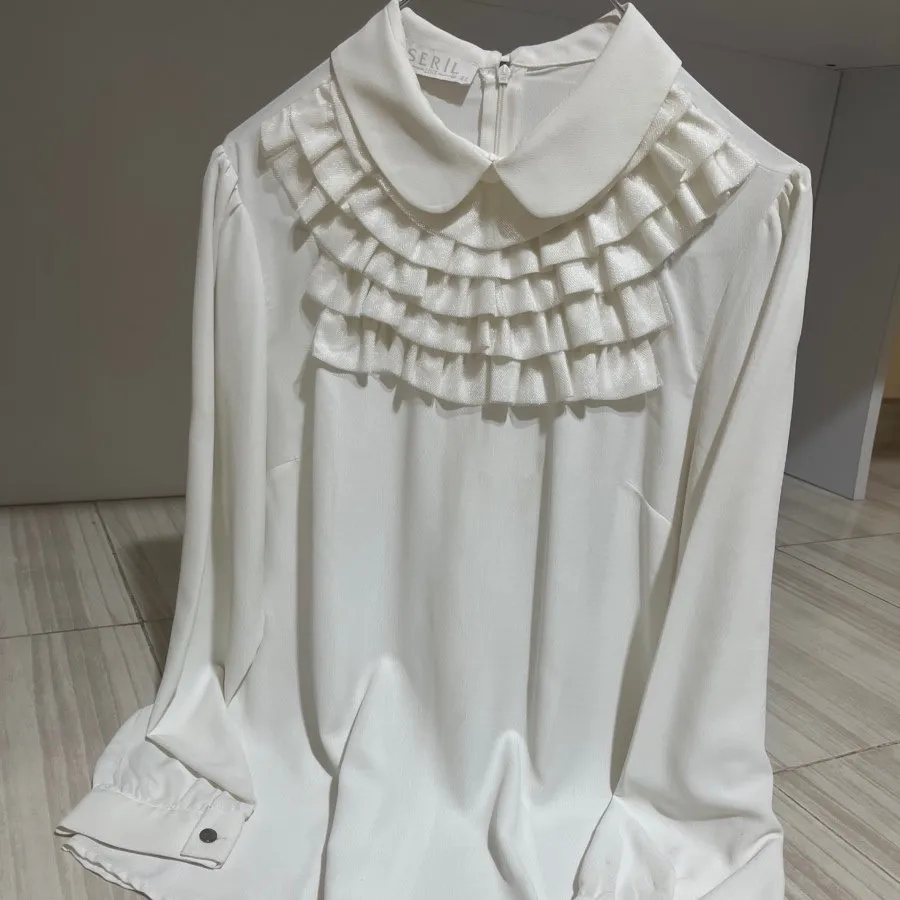 بلوز سایز 42 رنگ شیری