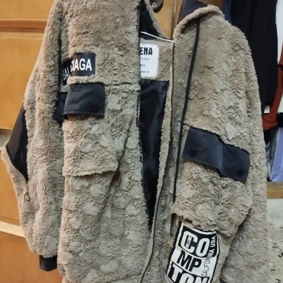 کاپشن دخترانه پشمالو