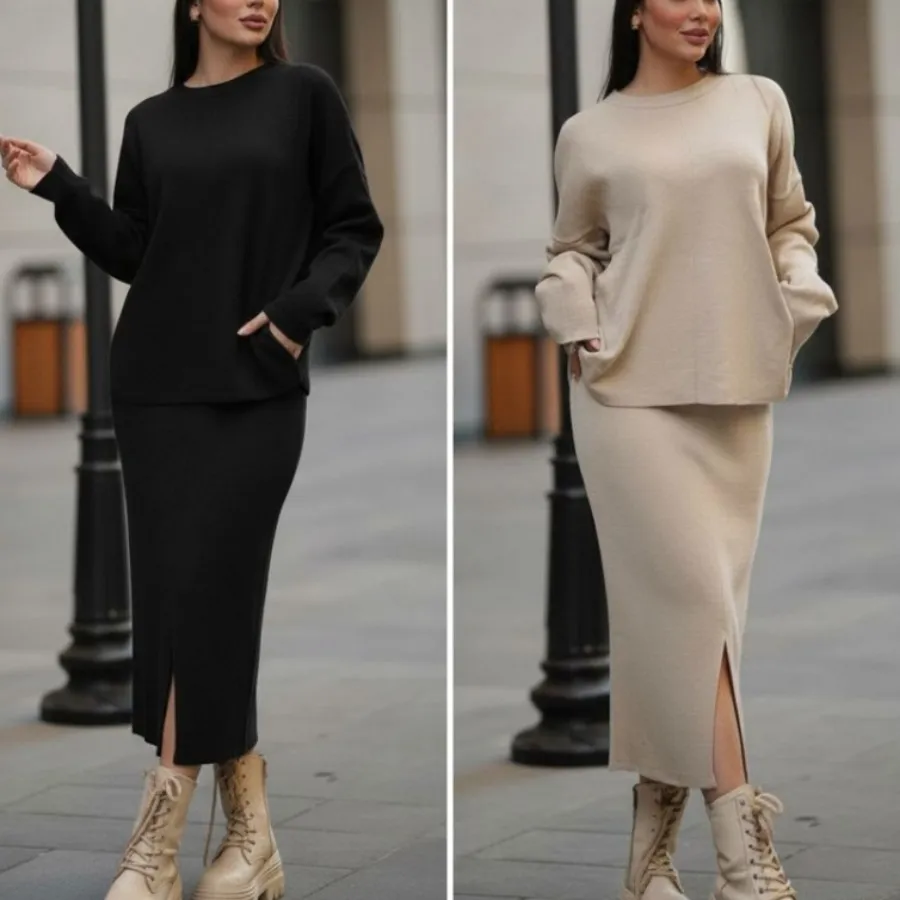 بافت بلوز دامن