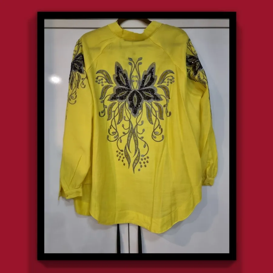 رویه لباس گلدوزی ترک