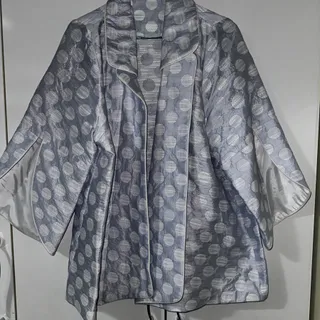 مانتو رنگ آبی