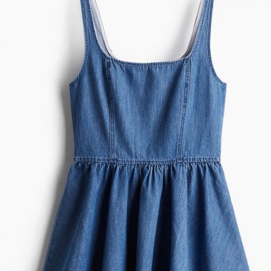 تاپ جین ابی پررنگ