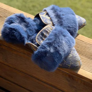صندل اسلیپر پشمی