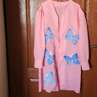 رویه  حریر شیک نقاشی شده