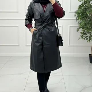 کاپشن چرم اصل