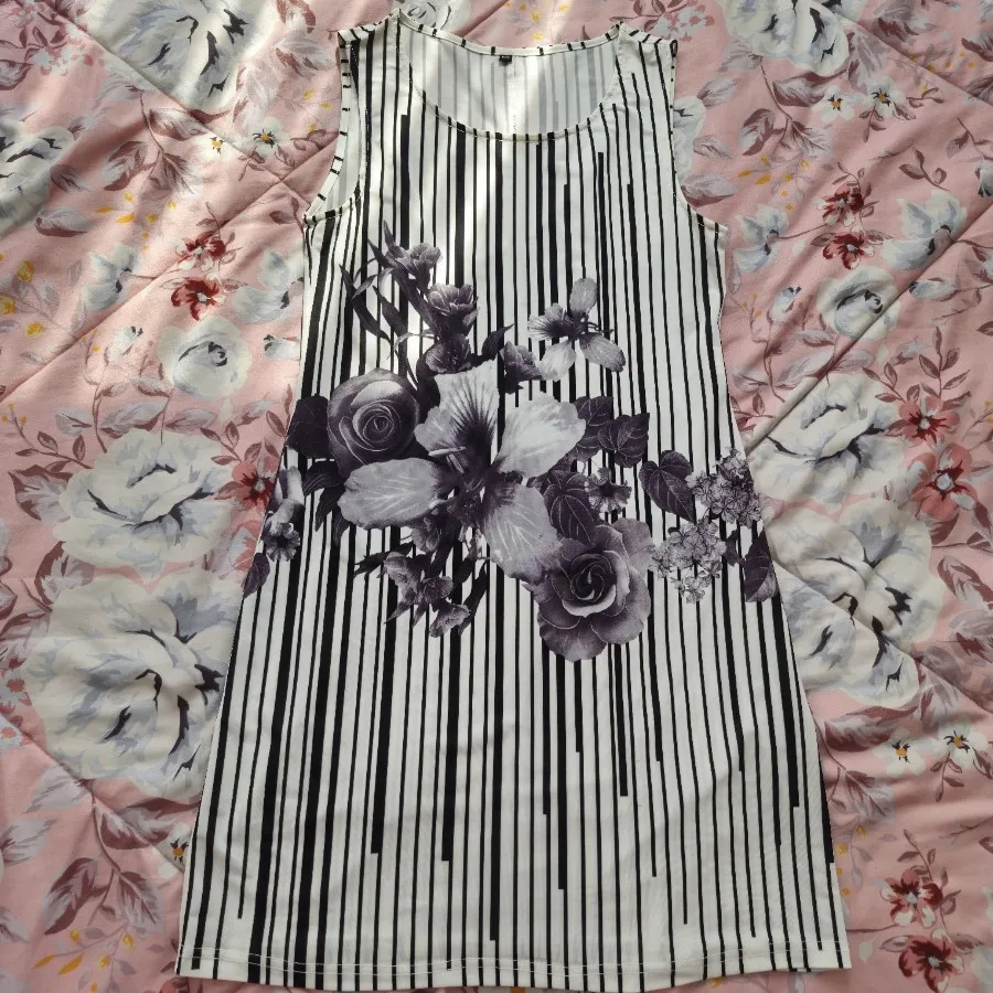 پیراهن طرحدار ریون ترک