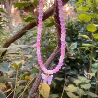 گردنبند با پلاک پروانه