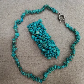 دستبند و گردنبند فیروزه