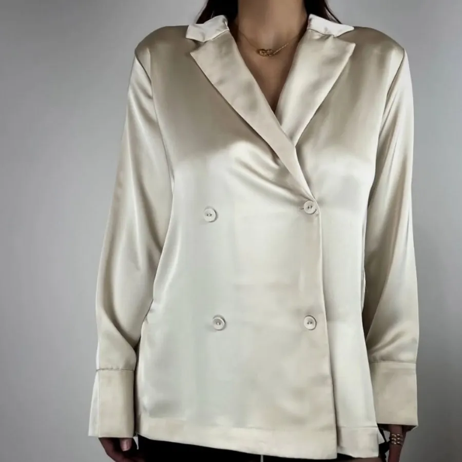 کت ساتن ابریشم اچ اند ام