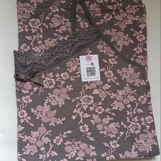 تاپ طرح دار یقه گیپور ترک