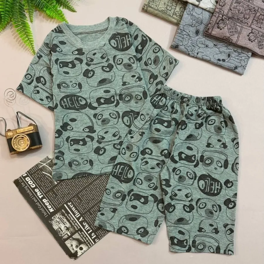 ست حراجی تیشرت شلوارک پسر