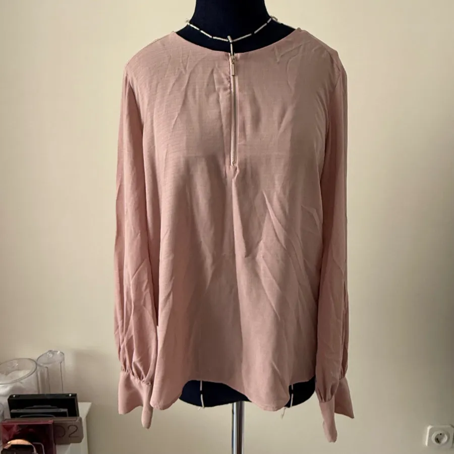 بلوز صورتی حریر