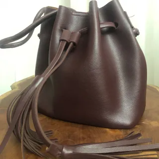 کیف چرم زرشکی کوتون