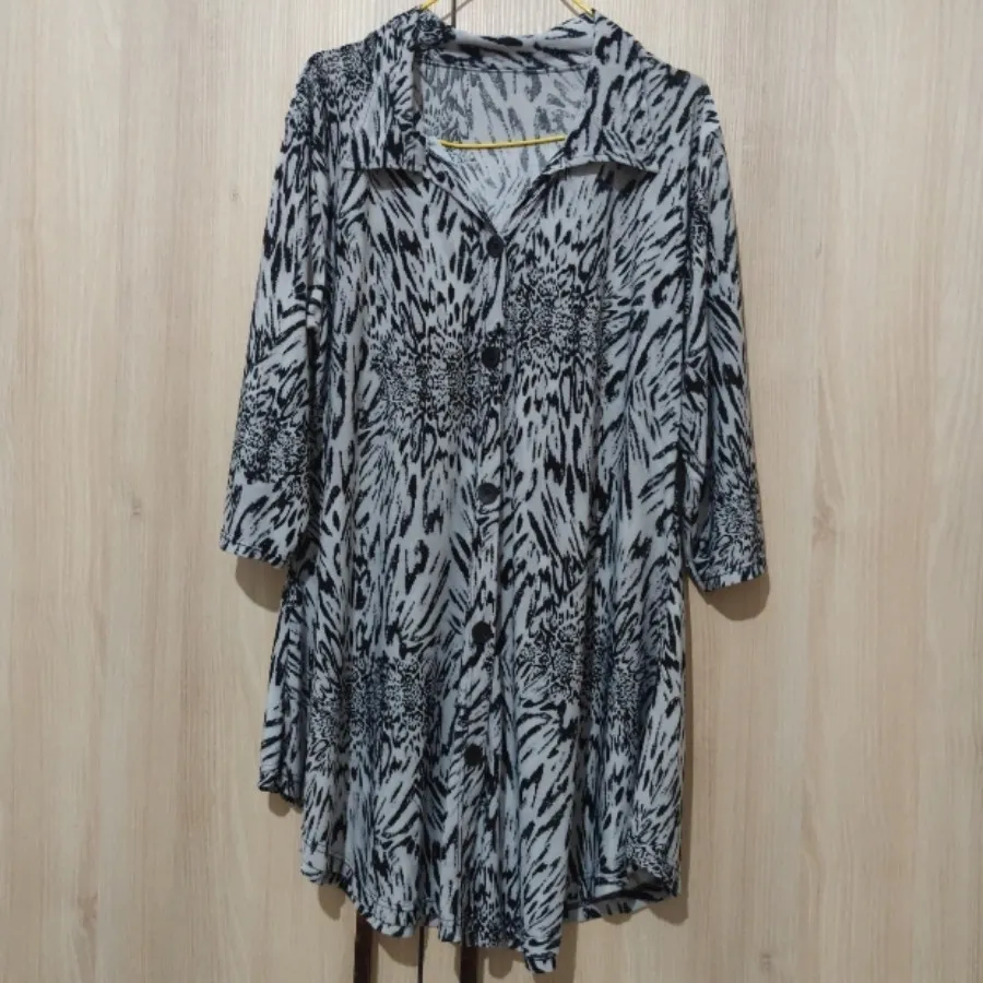 تونیک مانتویی پلنگی