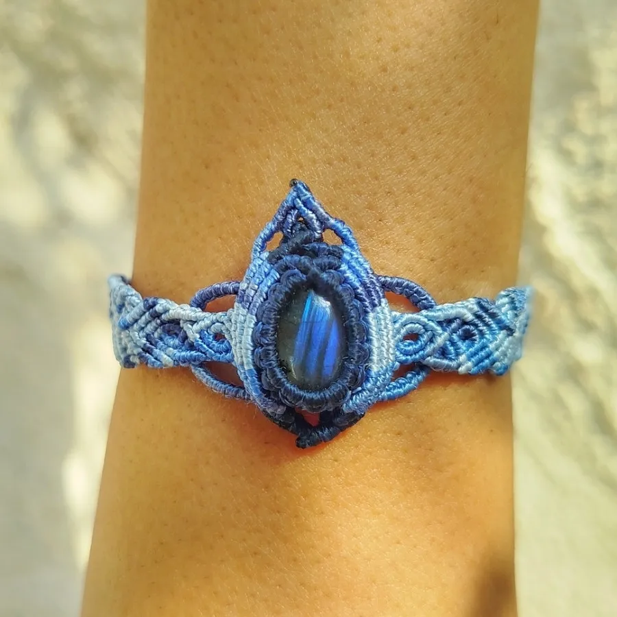 دستبند سنگ لابرادوریت