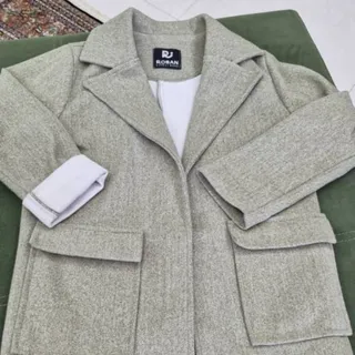 پالتو نو فیروزه ای روشن