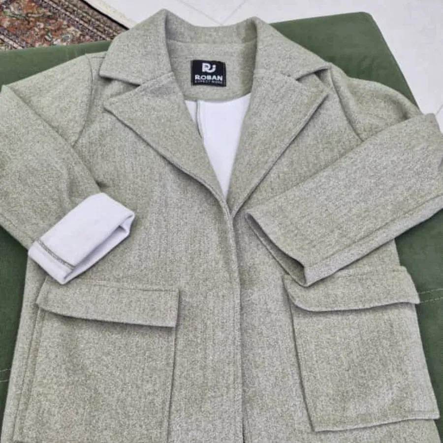 پالتو نو فیروزه ای روشن