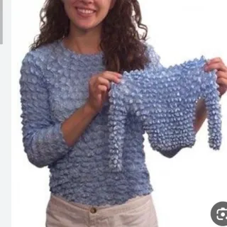 بلوز مجلسی پاپ کورنی