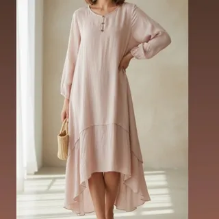 پیراهن ساحلی آستین بلند