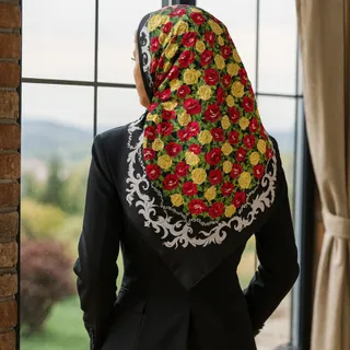 روسری ساتن مجلسی