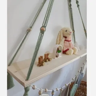 شلف مکرومه مدل برگ