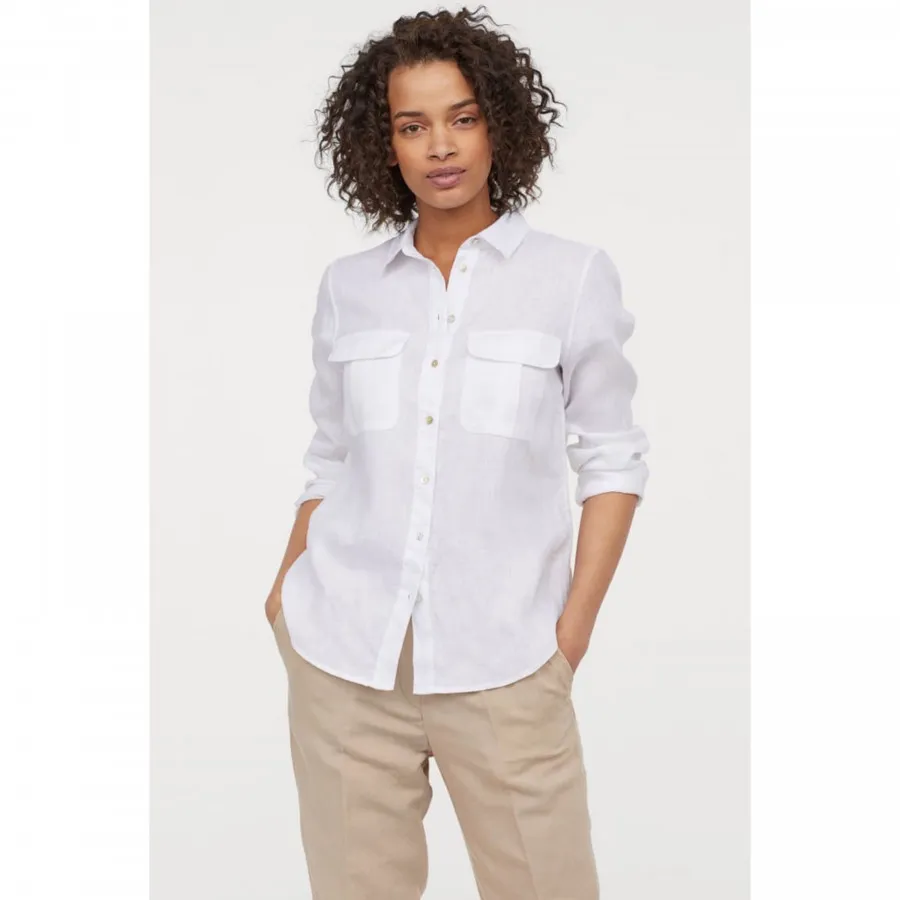 شومیز لینن h&m