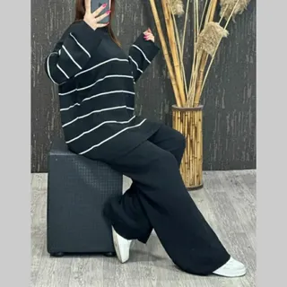 ست بلوز و شلوار  بافت