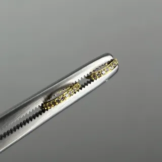 گوشواره حلقه ای تمام نگین