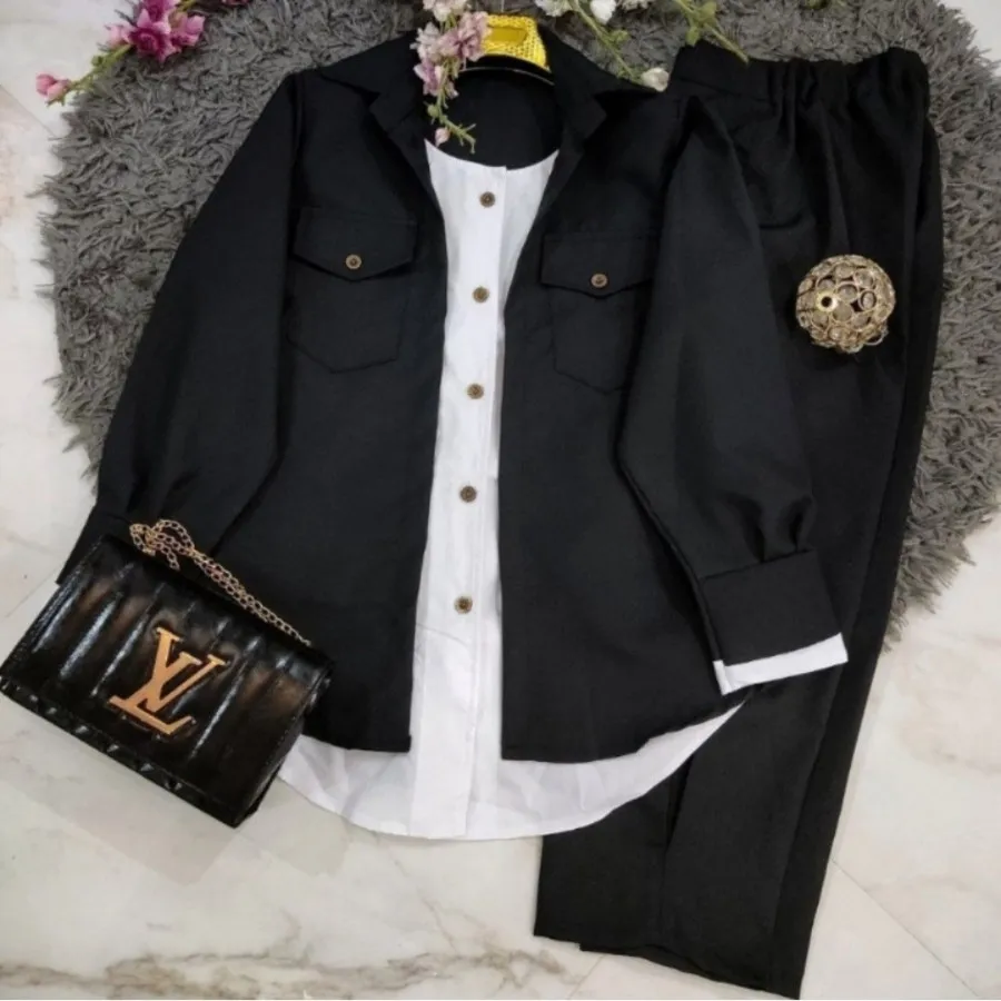 مانتو 3تیکه زیبا