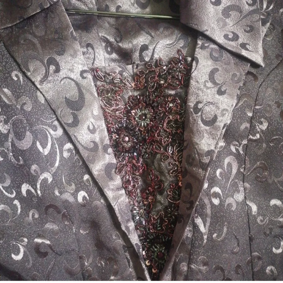 شومیز ساتن جلو پولکی