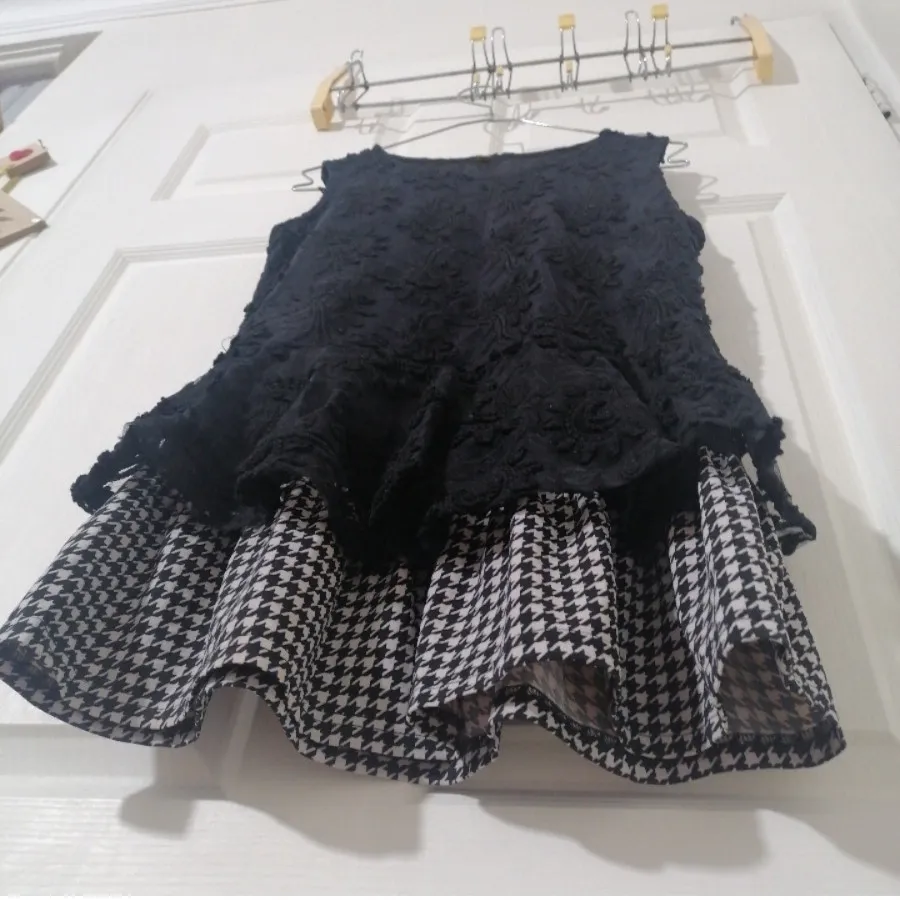 تاپ بلند گیپور مشکی