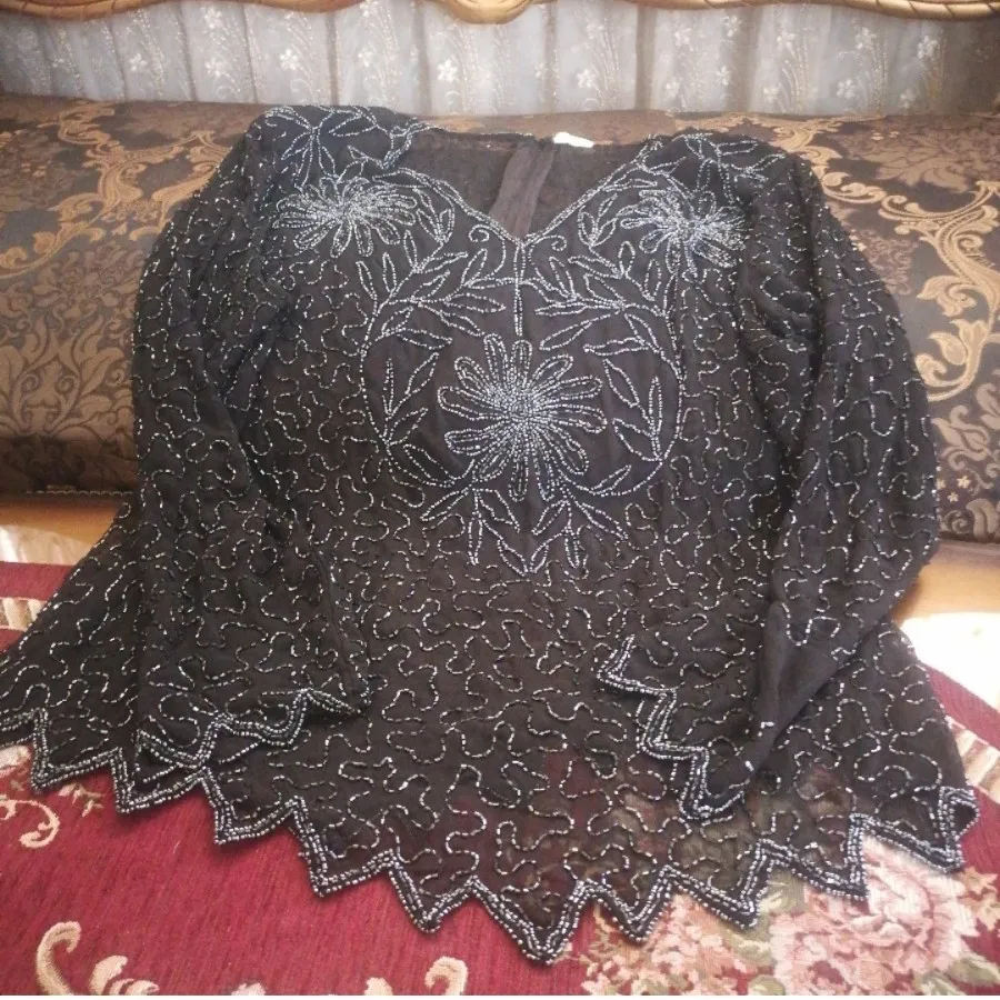 بلوز دامن پولکی