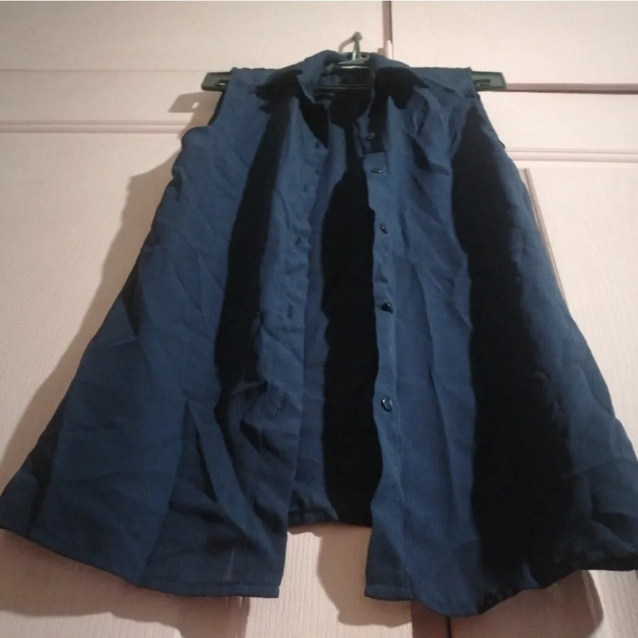 تاپ حریر سورمه ای