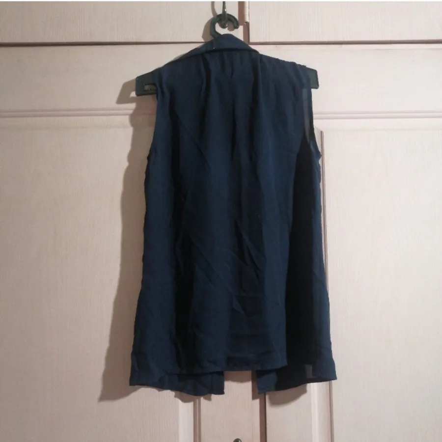 تاپ حریر سورمه ای