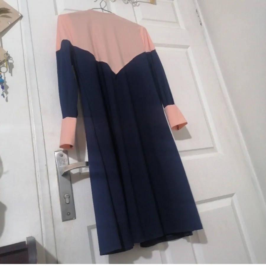 مانتو دوتیکه دورنگ اسپرت