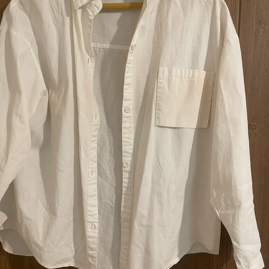 شومیز سفید نخ خارجی