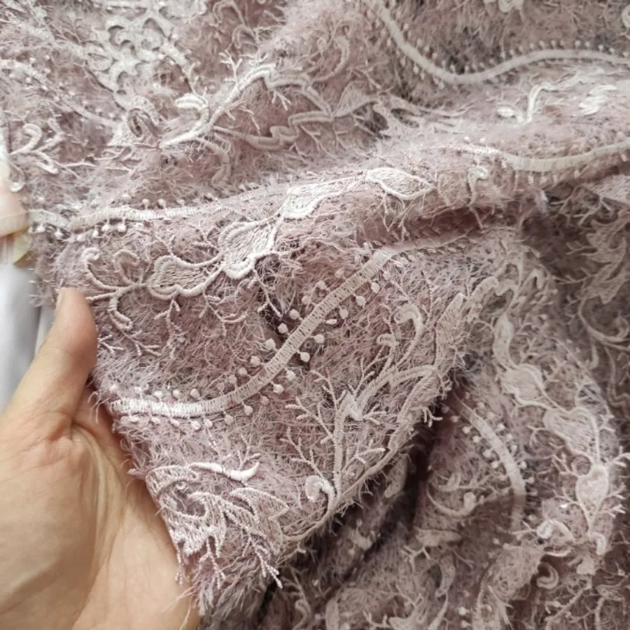 پارچه گیپور با آستری ساتن