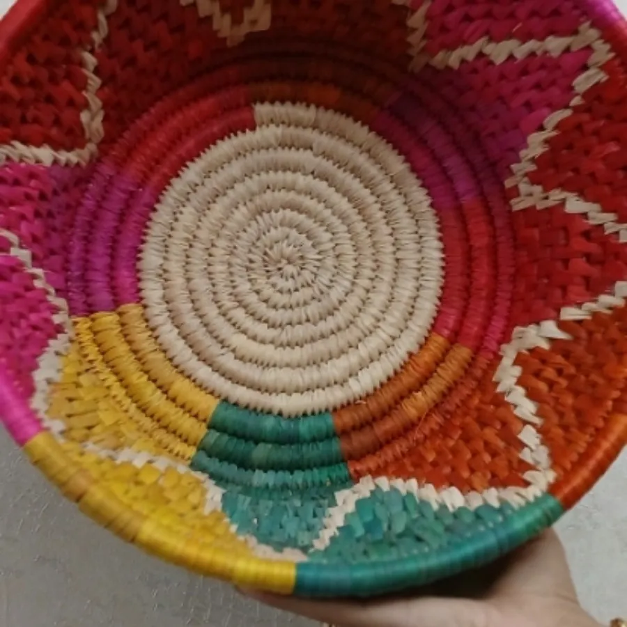 کاسه میوه حصیری