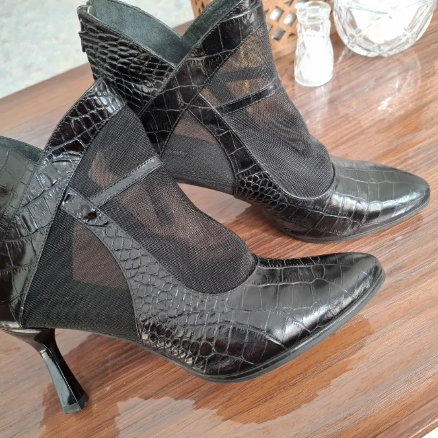 کفش چرم اصل،مشکی، سایز 39