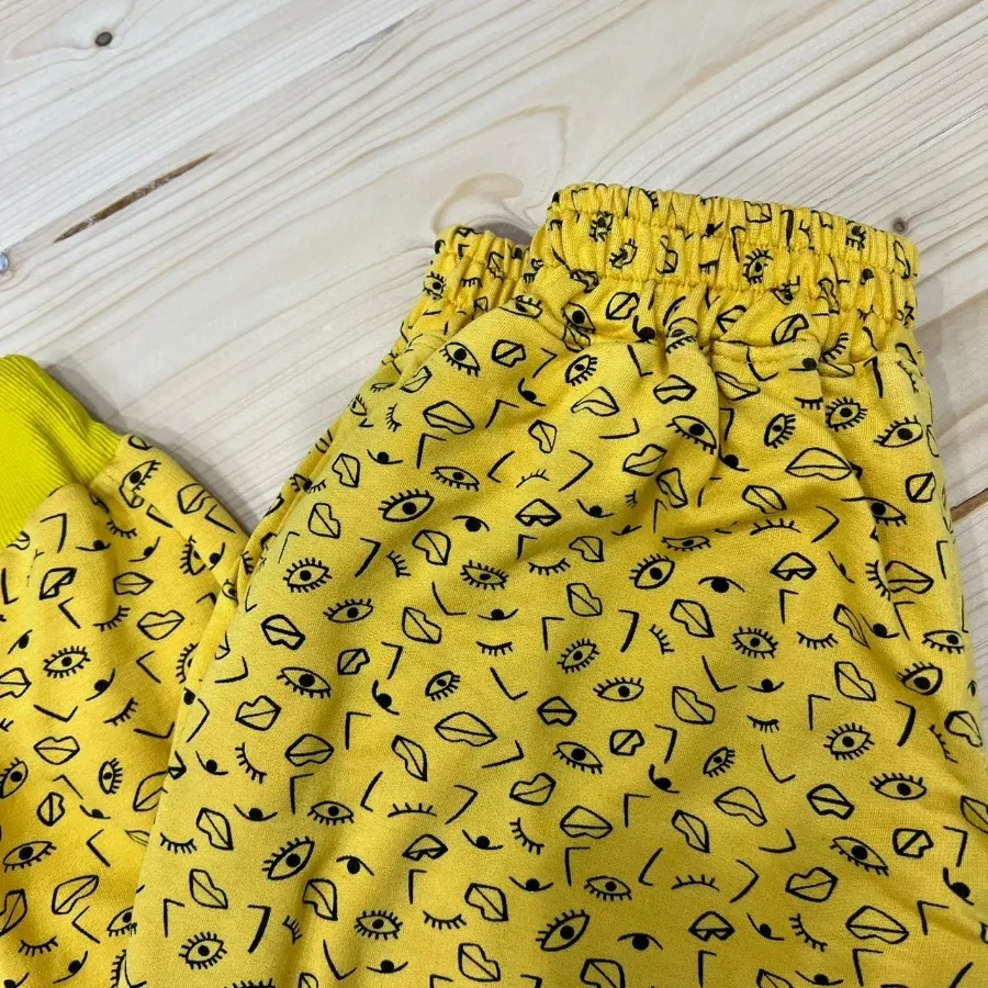 ست کراپ شلوارک راحتی