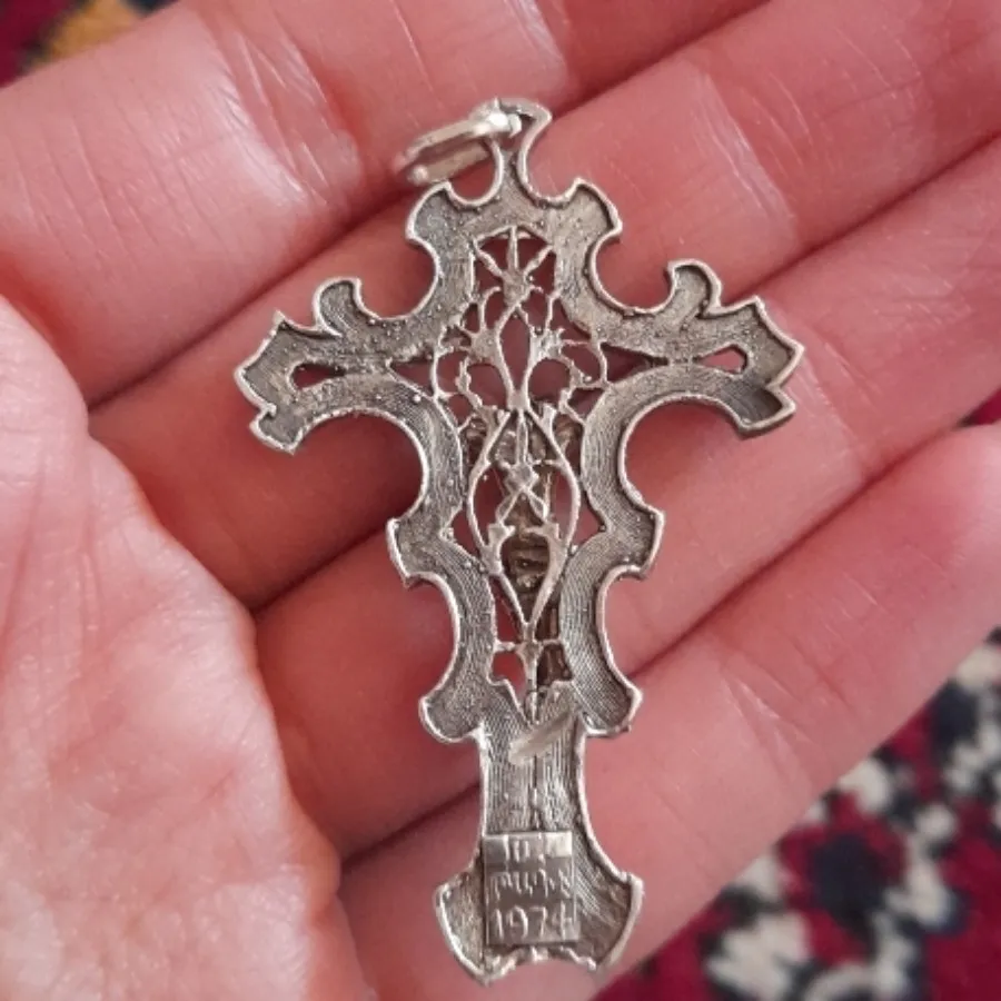 گردنبند صلیب نقره