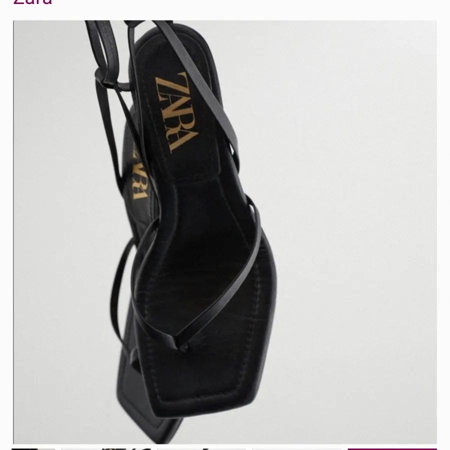 کفش پاشنه دار مشکی زارا