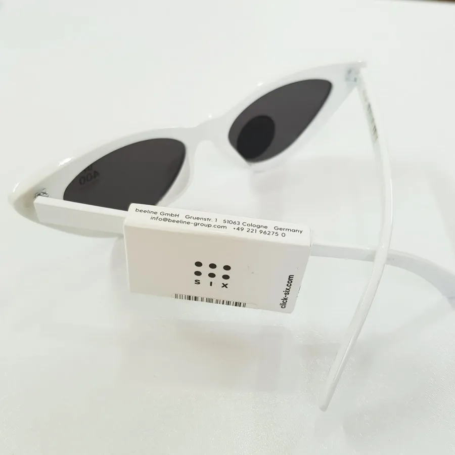 عینک فریم سفید گربه ای