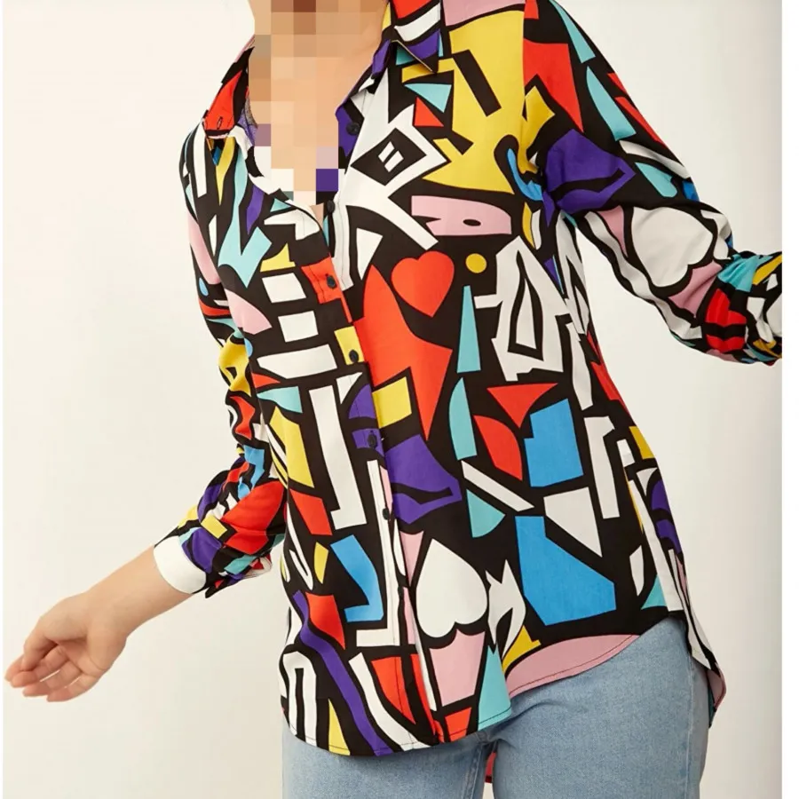 شومیز رنگی رنگی