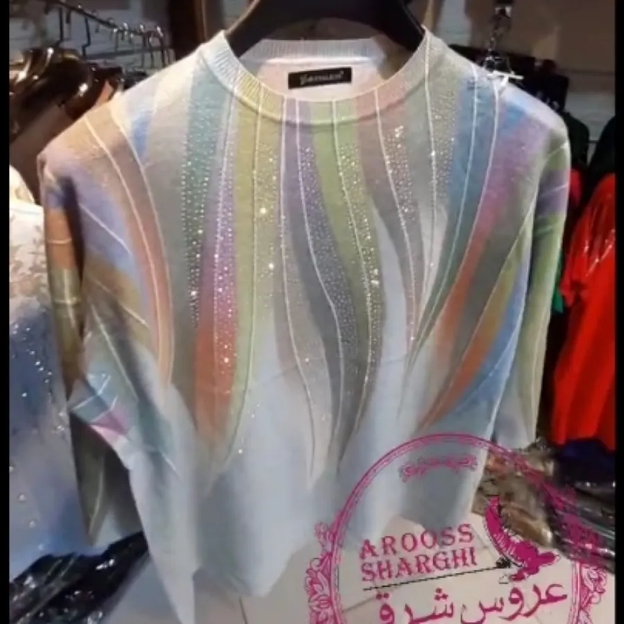 بلوز موهر ترک نگین دار